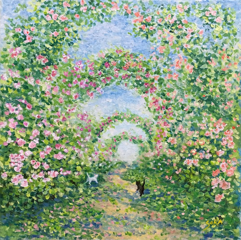 薔薇の散歩道