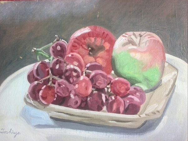 葡萄と林檎