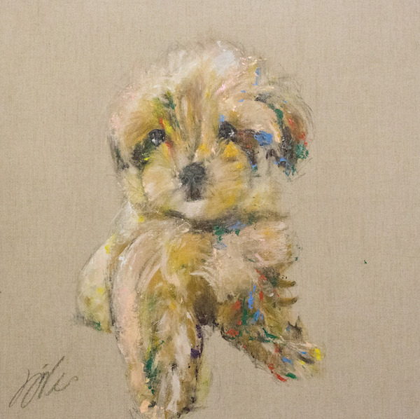 犬の絵画 アート作品 Art Meter 絵画の測り売りサイト