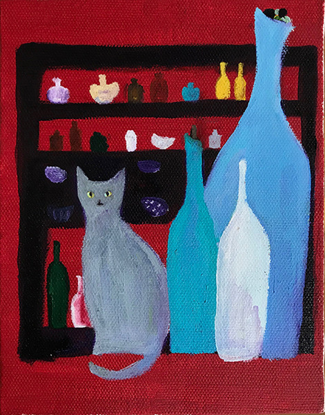 猫と瓶