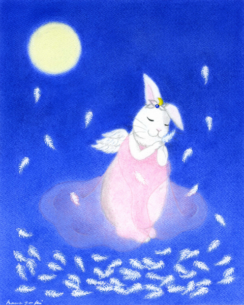 月のうさぎ-聖夜の羽
