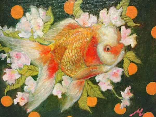 空想/幻想画「水玉金魚」[MASAKO] | ART-Meter
