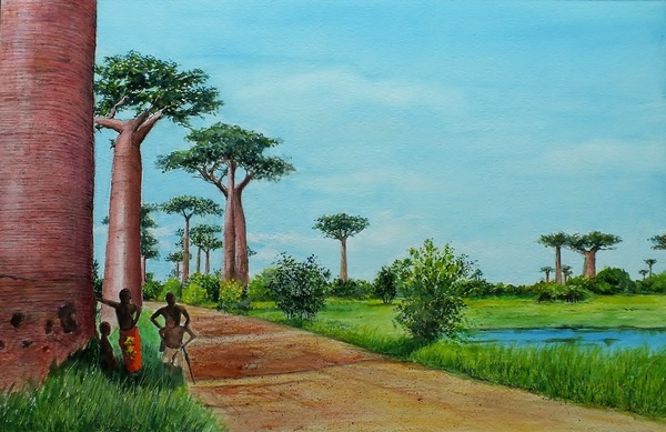 マダガスカル バオバブの道