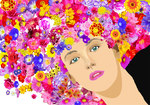 花の女