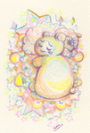 ほしグマみゃーちゃんとめいちゃん