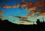 夕暮れ