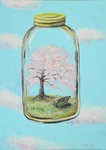 桜花春瓶