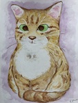 待ち続ける猫