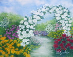 白薔薇のアーチ