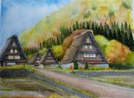 合掌の里錦秋