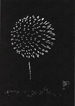 切り絵/9 花火