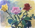 薔薇~彩り~(水彩)