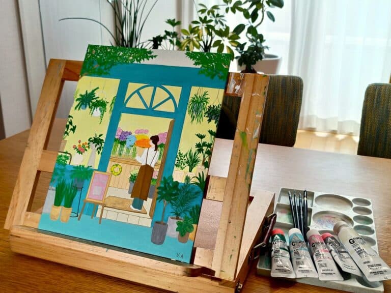 空間そのものが主役｜現実の対岸に存在する絵の中の自由な世界