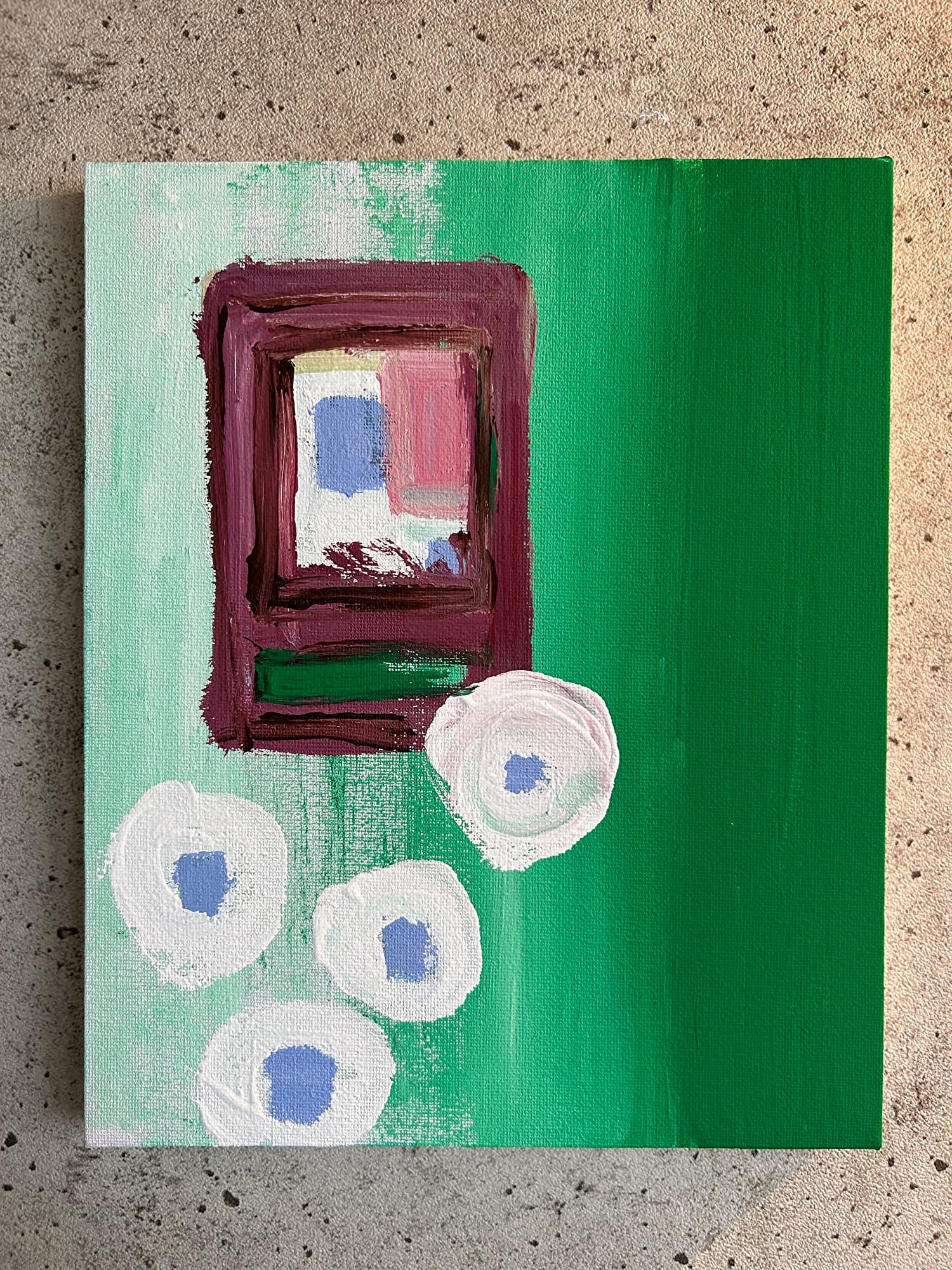 hydrangea and window