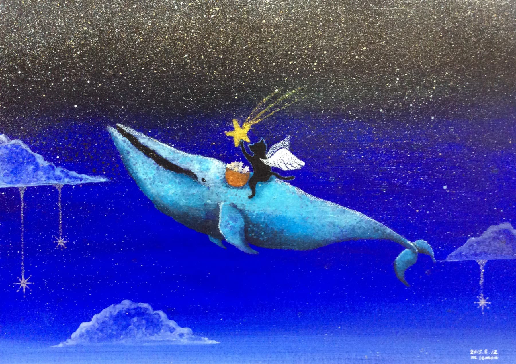 クジラとネコ天使