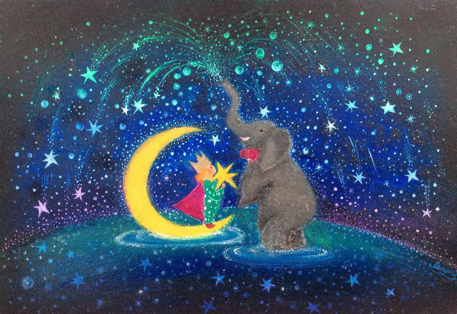 星屑のシャワー