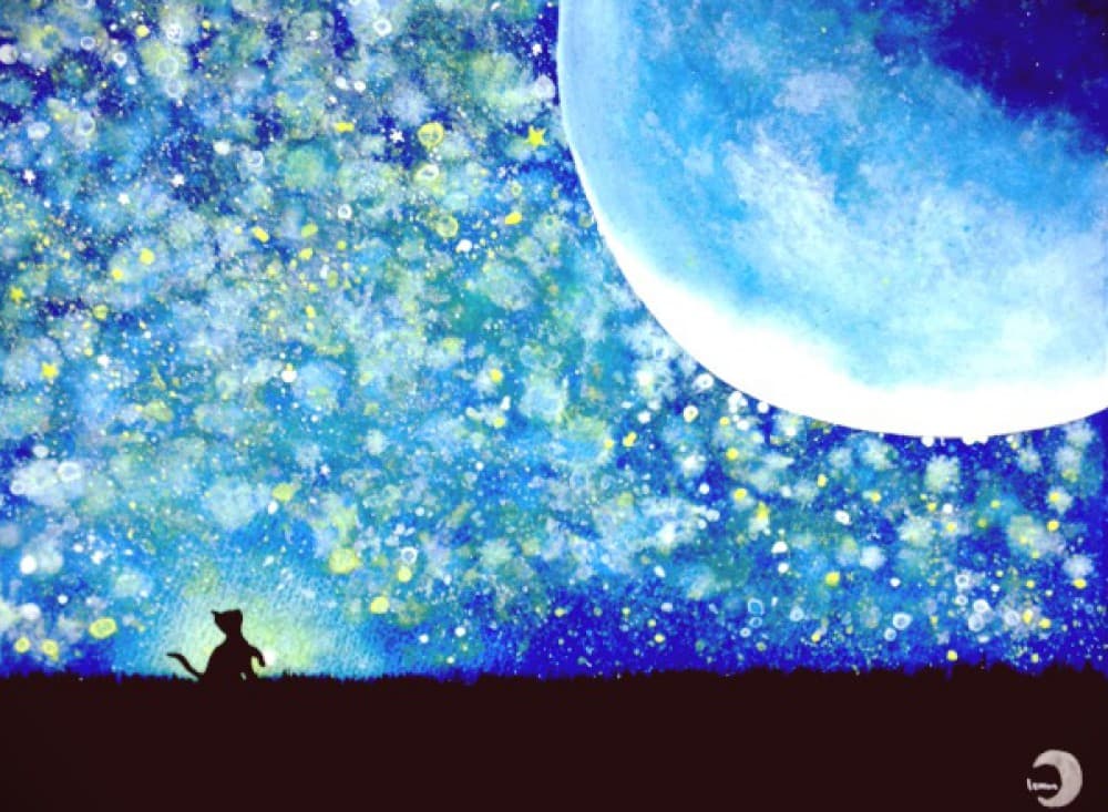 見上げてごらん夜の月を