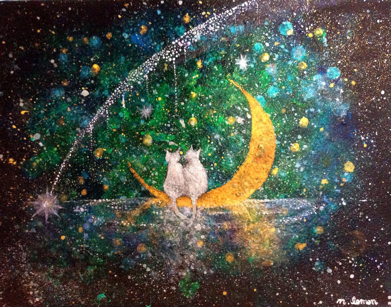 月のボートと星屑の夜