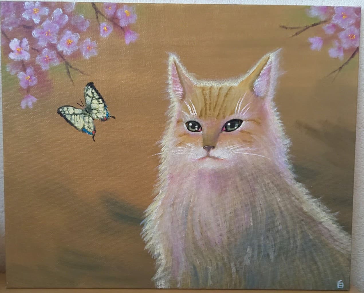 猫と桜