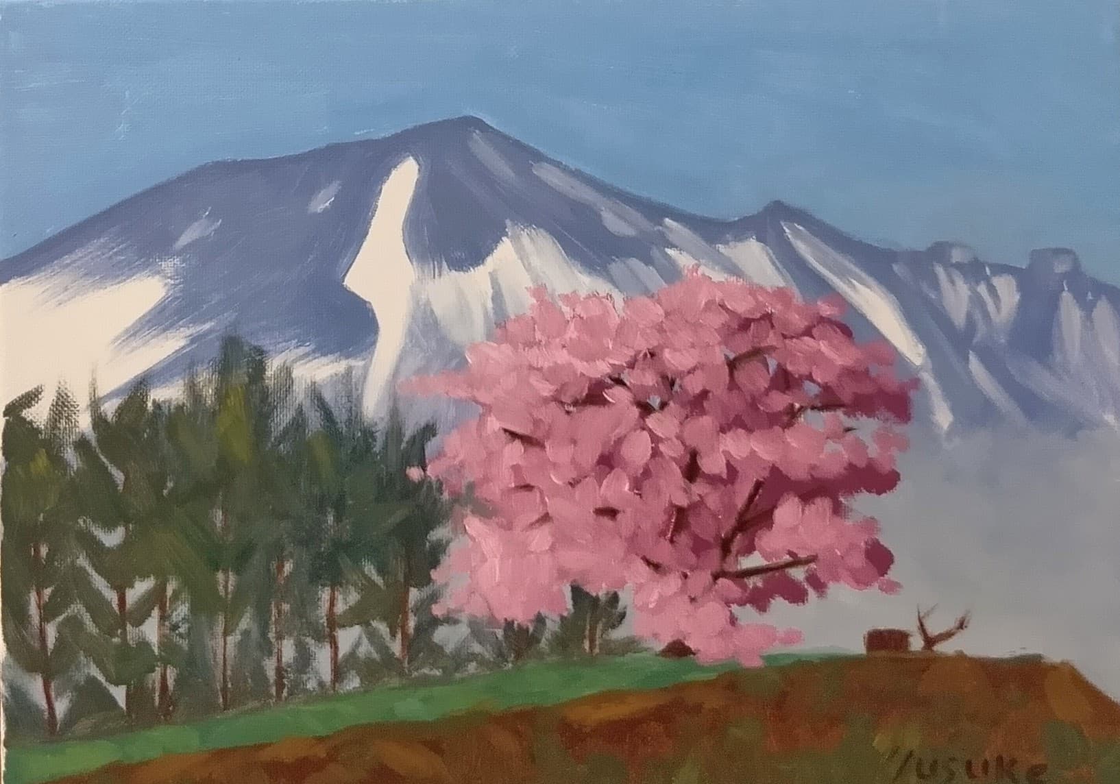 為内の一本桜
