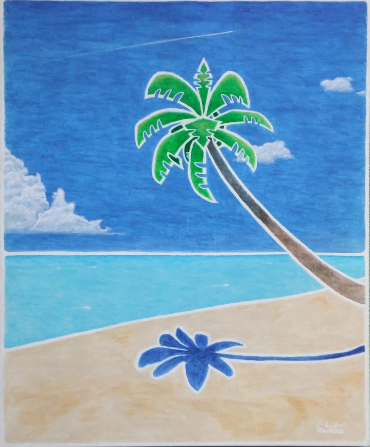 shadow of palm