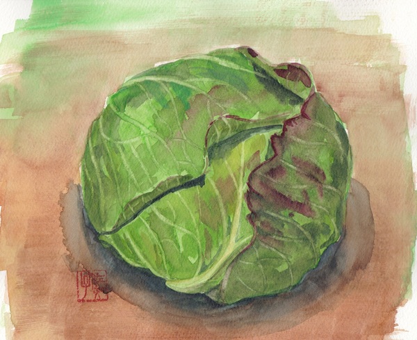 キャベツ」 by サッチモ｜Artmeter｜暮らしを彩るアートが、きっと見つかる