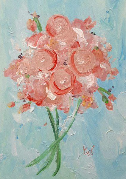 中紅花
