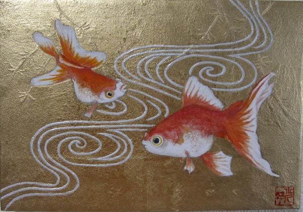絵画　ANNA．Ｋ　魚 絵画 ANNA．K 魚 絵画 ANNA．K 魚 絵画ANNA．K魚