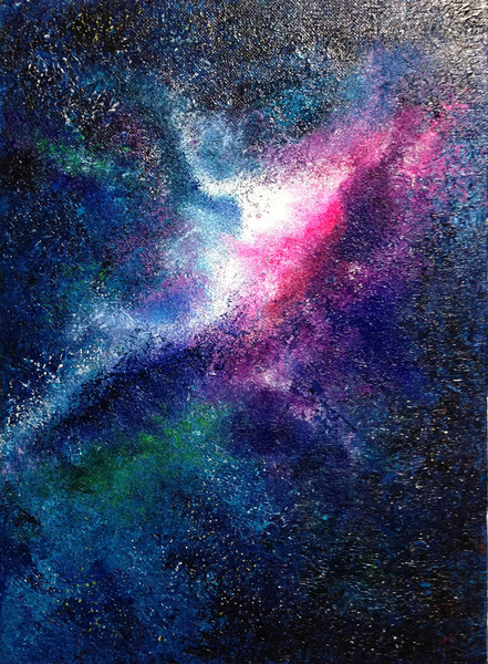 油絵（抽象画）空 Cosmos」 by 山川空｜Artmeter｜暮らしを彩るアートが、きっと