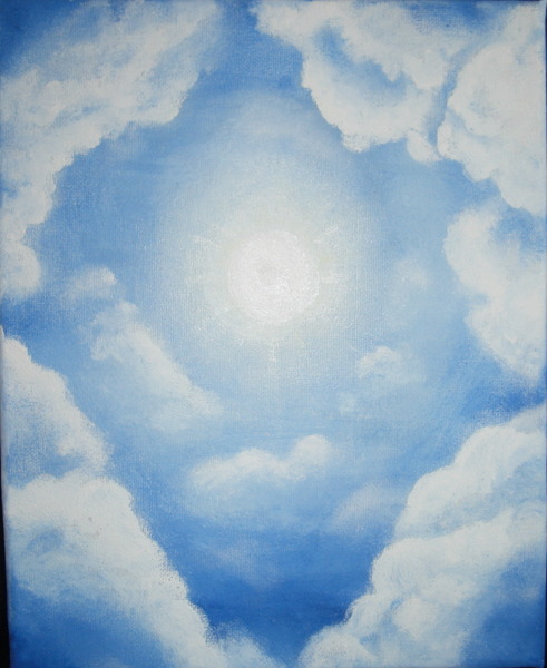 見上げた空