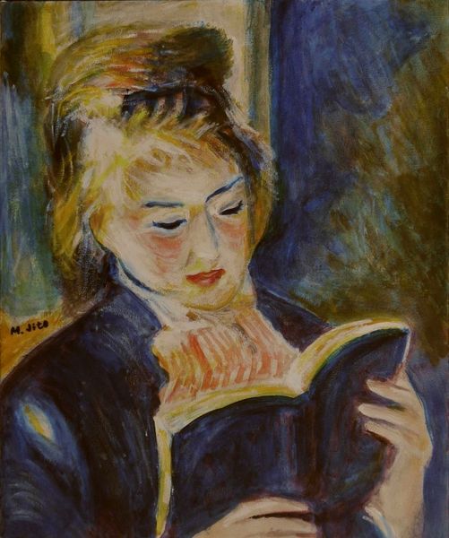 読書する女Renoirの模写」 by ToshiJapon｜Artmeter｜暮らしを