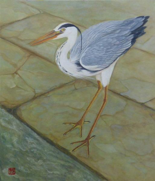アオサギ」 by 御手洗理英｜Artmeter｜暮らしを彩るアートが、きっと