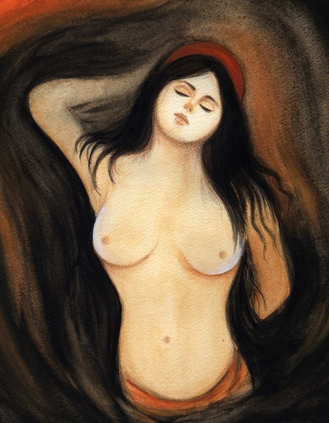 ムンクの「マドンナ」の習作