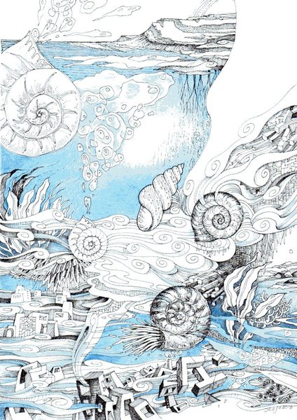 海 By おこじょ アート 絵画販売サイト Artmeter 国内最大級のインディーズアート専門マーケットプレイス