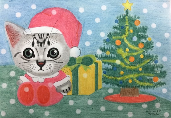 クリスマスと猫