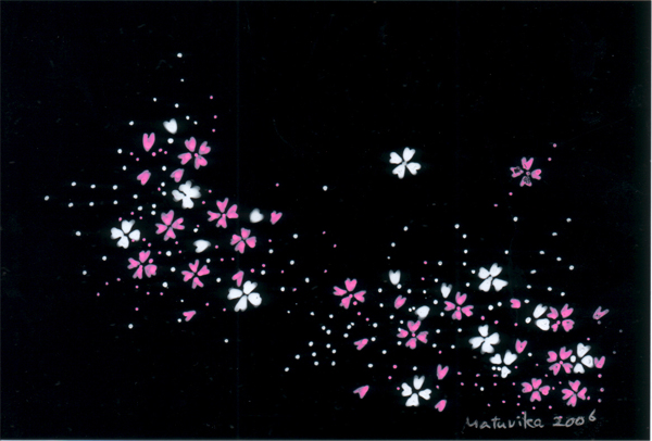 桜舞う