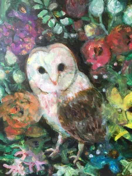 植物画 梟 花 Masako Art Meter