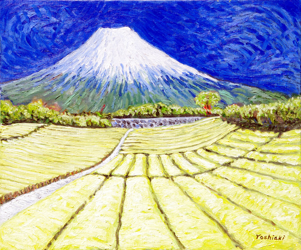 富士と茶畑