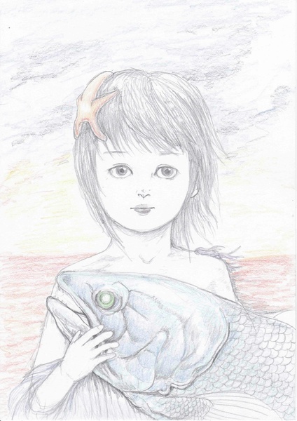 人魚の少女