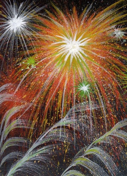 花火-7」 by 歌絵｜Artmeter｜暮らしを彩るアートが、きっと見つかる