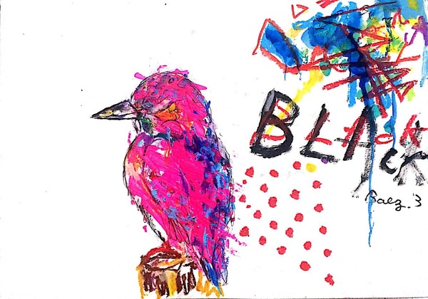 イラスト画 Black Baez3 Art Meter