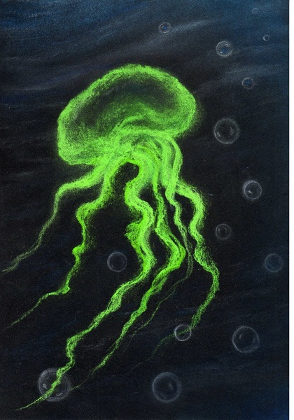 空想 幻想画 おしゃれなくらげさん 1 歌絵 Art Meter 空想 幻想画 おしゃれなくらげさん 1 歌絵 Art Meter