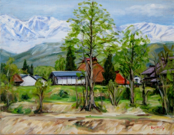 白馬風景 1」 by 杉本 勇｜Artmeter｜暮らしを彩るアートが、きっと