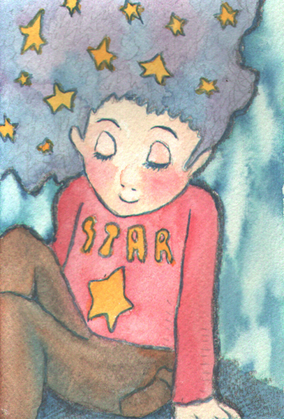 夜の星