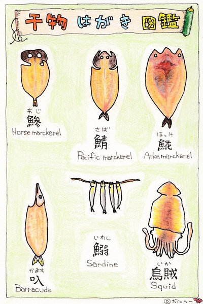 干物はがき図鑑