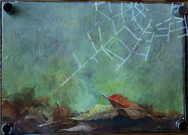 空想 幻想画 落ち葉のころ Youko Art Meter