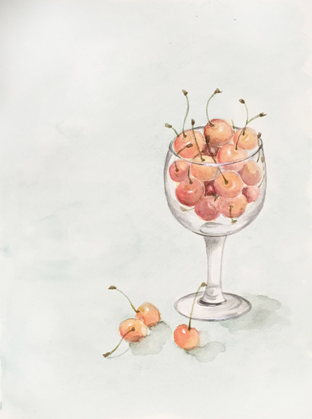 デッサン スケッチ画 さくらんぼ Youko Art Meter