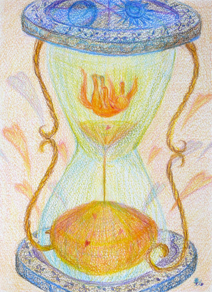 イラスト画 明日の砂時計 夢人 Art Meter イラスト画 明日の砂時計 夢人 Art Meter