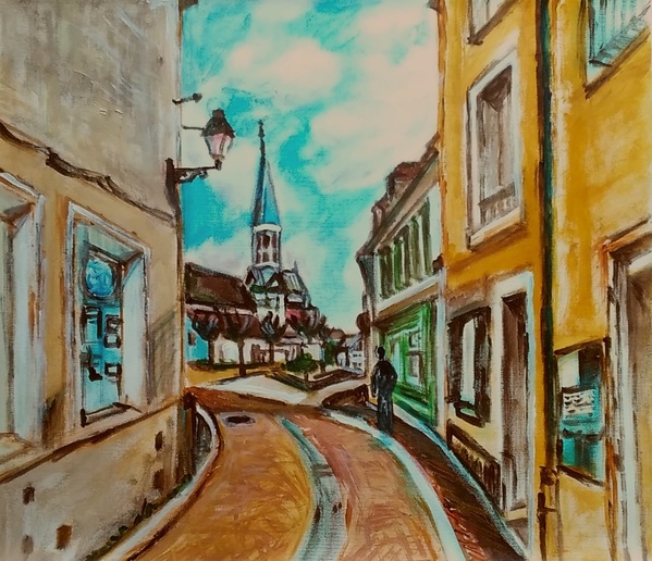 ルーヴシエンヌの路地