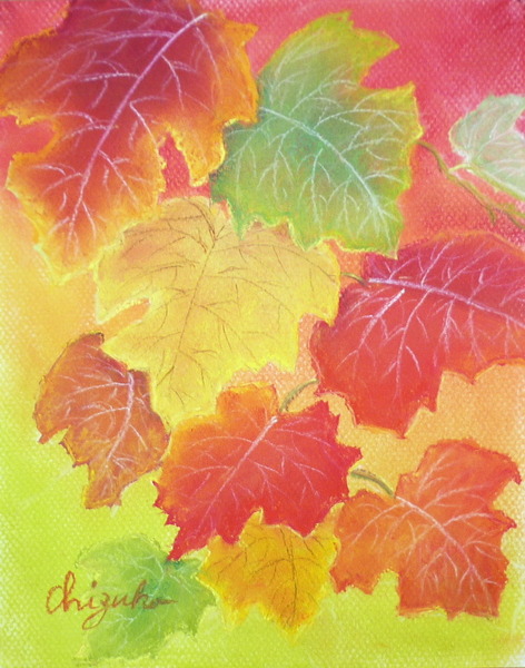 Cute画 色づく蔦の葉 Chizuko Art Meter Cute画 色づく蔦の葉 Chizuko Art Meter
